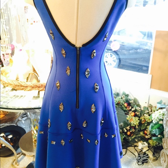 Tracy Reese Blue Neoprene dress